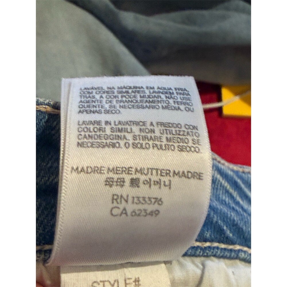 MOTHER Superior The Ditcher Jean Womens Size 31 Light Wash Blue Straight - Picture 14 of 15